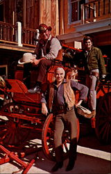 Bonanza Actors with Rare Horsedrawn Equipment Incline Village, NV Postcard Postcard