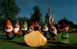 Snow White and the Seven Dwarfs Disney Postcard Postcard