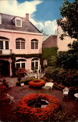 Maison Montegut Patio New Orleans, LA Postcard Postcard