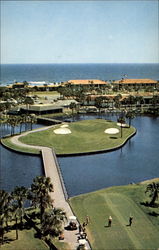 Aerial view of Ponte Vedra's Famous Island Ninth Ponte Vedra Beach, FL Postcard Postcard