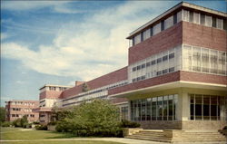 Robert S. Shaw Men's Resience Hall Michigan State University Postcard