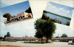 Lakeview Motel and Restaurant Postcard