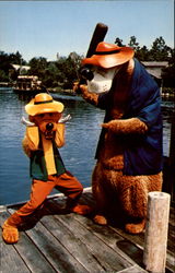 Brer Bear and Brer Fox Orlando, FL Disney Postcard Postcard