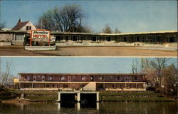 Shoreline Motel Eagle River, WI Postcard Postcard