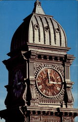 Dubuque's Old Town Clock Iowa Postcard Postcard