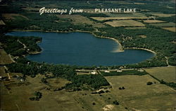 Pleasant Lake Coloma, WI Postcard Postcard