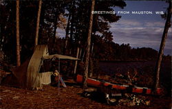 Greetings From Mauston Postcard