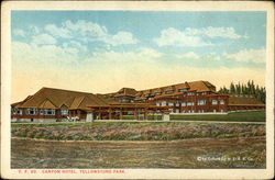 Canyon Hotel Yellowstone National Park, WY Postcard Postcard