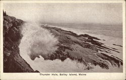 Thunder Hole, Bailey Island, Maine Postcard