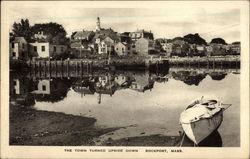 The Town Turned Upside Down Postcard