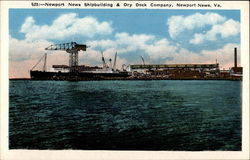 Newport News Shipbuilding & Dry Dock Company Postcard