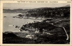 The Coast at Highland, Monterey Bay Postcard