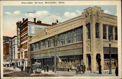 Worcester Market Postcard