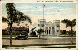 American Legion Building, St Petersburg, Florida, The Sunshine City St. Petersburg, FL Postcard Postcard