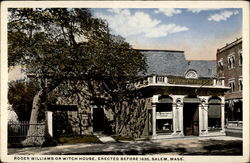 Roger Williams or Witch House, erected before 1635 Salem, MA Postcard Postcard