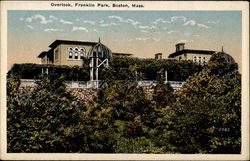 Overlook, Franklin Park, Boston, Mass Massachusetts Postcard Postcard