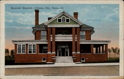 Memorial Hospital, Johnson City, Tenn Tennessee Postcard Postcard