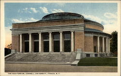 The Auditorium, Cornell University, Ithaca, N.Y New York Postcard Postcard