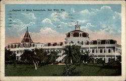 Convent of Mary Immaculate, Key West, Fla Postcard