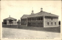 High School La Junta, CO Postcard Postcard