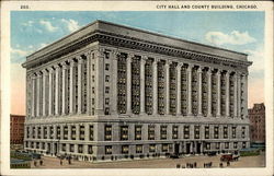 City Hall and County Building, Chicago Illinois Postcard Postcard