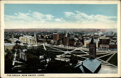 The Green New Haven, CT Postcard Postcard