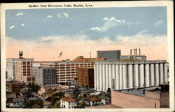 Quaker Oats Elevators, Cedar Rapids, Iowa Postcard