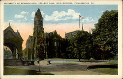 University of Pennsylvania, College Hall, Main Building Postcard