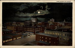 Fort Worth, by night Postcard