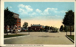 Charles St. Boulevard Postcard