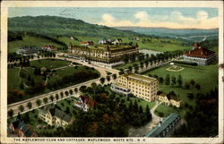 The Maplewood Club and Cotteges, Maplewood, White Mts. N.H Postcard