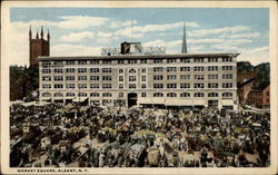 Market Square, Albany, N.Y Postcard