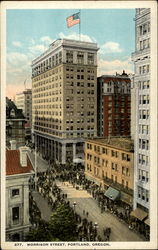 Morrison Street Portland, OR Postcard Postcard