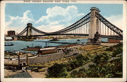 West Jersey Bridge New York City, NY Postcard Postcard