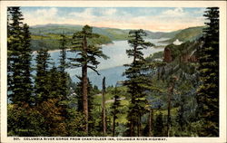 Columbia River Gorge from Chanticleer Inn, Columbia River Highway Oregon Postcard Postcard