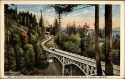 Latourelle Bridge Portland, OR Postcard Postcard