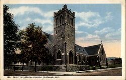 Trinity Episcopal Church Portland, OR Postcard Postcard