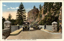 Shepperd's Dell, Columbia River Highway Oregon Postcard Postcard