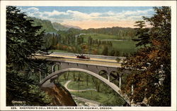 Shepperd's Dell Bridge Postcard