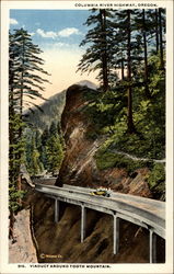 Viaduct around Tooth Mountain Columbia River Highway, OR Postcard Postcard