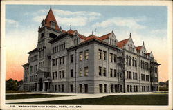 Washington High School, Portland, Ore Postcard