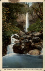 McCord Creek Falls, Columbia River Highway, Oregon Postcard