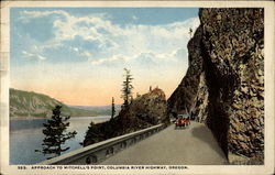 Approach to Mitchell's point Columbia River Highway, OR Postcard Postcard