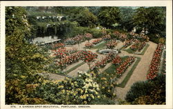 A garden-spot-beautiful Portland, OR Postcard Postcard