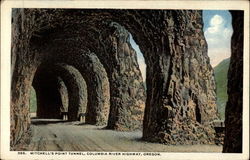 Mitchell's Point Tunnel Oregon Postcard Postcard