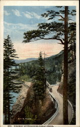 Highway Approaching Eagle Creek Portland, OR Postcard Postcard