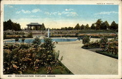 Peninsular Park Portland, OR Postcard Postcard