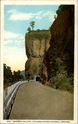 Oneonta Bluffs, Columbia River Highway Postcard