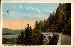 Shepperd's Dell, Columbia River Highway, Oregon Postcard