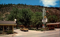 Siesta Motel Durango, CO Postcard Postcard